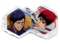 Taiga Kagami & Daiki Aomine Acrylic Badge 「 Kuroko's BASKETBALL Kuroko no Winter Break in J-World Tokyo 」 Carnival Game Kiseki no Bingo Winter Break Award