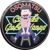 Osomatsu (whole body) :' Osomatsu san ×COLLABO CAFE HONPO isobushi metal badge'