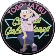 Todomatsu (whole body) :' Osomatsu san ×COLLABO CAFE HONPO isobushi metal badge'