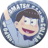 Karamatsu (upper body)' Mr. Osomatsu, ×COLLABO CAFE HONPO, etc. Meat metal badge'