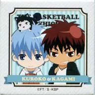 "Kuroko no Basket Character Pop Store Square metal badge"
