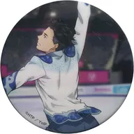 Otabek Altin (FS) "YURI!!! ON ICE Yuri! on MUSEUM Grand Prix Final Draw Trading metal badge"