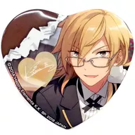 Kaoru Hakaze UNDEAD "Ichiban Cafe Ensemble Stars! ~ Breast chest! Chocolat Party ~ ~ Heart-shaped metal badge Part1"