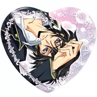 Louche Lambuzzi (uniforme) Crachá em forma de coração "Amusement Ichiban Café Code Gears Rebellion Louche" Game Center Limited Drink Order Privilege