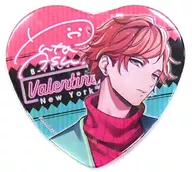 Ashyuta Heart-shaped metal badge "B-Project Valentine NEW YORK" goods sales Purchase benefits