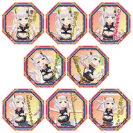 All 8 types set 「 virtual YouTuber Kaguya Luna Character badge collection Chikan 」