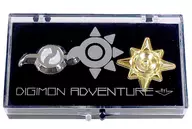 Coragem e amizade Metal Pin Emblema Set (2-Pack) "Digimon Adventure Tri. Chapter 6 : Our Future" Theater Goods
