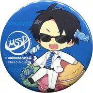 FB777 (SD Character) Trading metal badge "M.S.S Project ×animatecafe catering car"