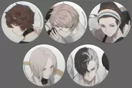 [A la carte] Set Oguchi-san drawn can emblemas 5 pcs set "PS4 Soft Caligula Overdose-Caligula Overdose-Animate Limited Set" Bônus especial incluído