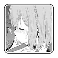 小熊(横顔) 「飛野さんのバカ キャラアクリルバッジ 01.四角形」