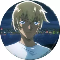 1. Tōru Amuro (background night view) metal badge "CASE CLOSED : Black Nightmare"