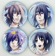 [A La Carte] Set of metal badge 4 Pieces 「 PS4 Soft Hakuoki Shin-Kaifu Kaden Limited Edition Stella Set 」 Included Special