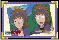 "Nintama Rantaro Byobu Efu Trading Square metal badge" por Raizō y Saburo
