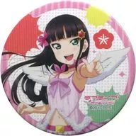Kurosawa Dia (Costume Pink) 「 Love Live! Sunshine!! Aqours Club Activities LIVE & FAN MEETING 2018 Unit-to-Compete National Tour Trading metal badge 」