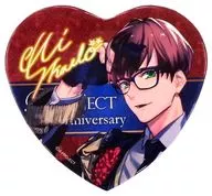 Teijin Shakumura with signature Heart-shaped metal badge (2 ndAnniv. ver) "B-PROJECT 2nd Anniversary GOODS DAY DARK in the HALLOWEEEEN" Goods Purchase benefits