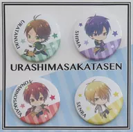 Urashimasakatasen (アオキタレン SD) metal badge 4-Variety Set "NBCUniversal ANIME×MUSIC FESTIVAL ~ 25th ANNIVERSARY ~"