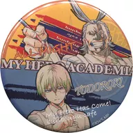 Almite & Shoto Todoroki metal badge "MY HERO ACADEMIA x Stationery Cafe 2018" Collaboration Menu Order Privilege