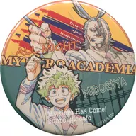 Almite & Izuku Midoriya metal badge 「 MY HERO ACADEMIA × Stationery Cafe 2018 」 collaboration menu order privilege