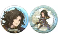 Lancelot metal badge Set (2-piece Set) "GRANBLUE FANTASY - Grand Blue Fantasy - Hitaru KUJI"