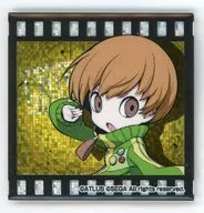 Chie Satonaka 「 Sega Collaboration Cafe Persona Q2 New Cinema Labyrinth Square Holo metal badge C 」