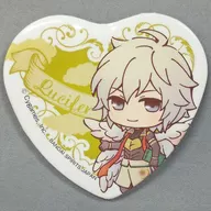 Lucifer "GRANBLUE FANTA-Gran Blue Fantasy × Enterbel at PRONTO Heart-shaped metal badge"