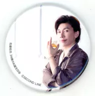 Takuya Sato (without glasses / right side) memorial metal badge "Takuya Sato 34 Birthday Party"