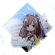 "THE IDOLM @ STER SHINNY COLORS 1 stLIVE FLY TO THE SHINNY SKY" é o emblema oficial produzido por Kiriko Yumiya.
