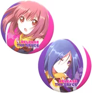 桃园&雪山徽章2种SET电击G's Comic 2019年1月号赠品