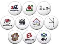 [Single Item] Logo metal badge 10 Pieces Included Set B "C95 Alice Gear Aigis Pyramid Official Thin Book Included Goods Set"