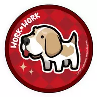 Uppu "WORK×WORK metal badge 01"