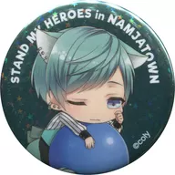 Hyuga Shion Horotype metal badge 「 Stand my Heroes in Namja town ~ Kikennya Undercover? & Reward Date ~ 」 Carnival Galapon B Award