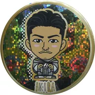 AKIRA (Exile THE SECOND) Petit Character metal badge 2019 New Year ver. Exile Tribe STATION Online Capsule