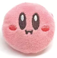 Kirby (Hovering) Fluffy Face Badge "Hoshi-no Kirby"