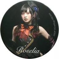 Yuki Nakajima (Lisa Imai) / On the waist / Background : Black "Roselia Artist Trading metal badge vol. 2"