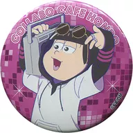 Todomatsu "Egi no Osomatsu, ×COLLABO CAFE HONPO, etc. Meat metal badge"