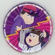 Hitotsumatsu & Todomatsu "Egi-no-Mana-san ×COLLABO CAFE HONPO, etc. Meat metal badge" Osomatsu