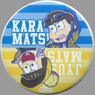 Karamatsu and Juyomatsu : "Egi no Osomatsu san ×COLLABO CAFE HONPO Mini Character metal badge"