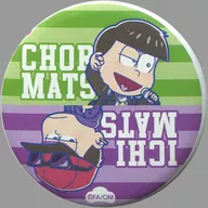 Choro Matsu & Hitotsumatsu "Egno no Osomatsu ×COLLABO CAFE HONPO Mini Character metal badge"