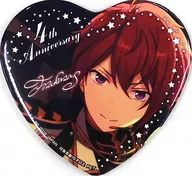 Zhu Zoshi Heart Shaped Big metal badge ~ 4th Anniversary ~ vol. 1 "Ensemble Stars!"