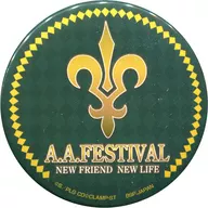 A.A. FESTIVAL metal badge "CODE GEASS: Lelouch of the Rebellion x Enterbel at Yoronotaki Asch Ford Gakuen New Student Support Festival" VIP seat reservation privilege