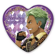 Daiwa Alexander "KING OF PRISM -Shiny Seven Stars - Trading Heart metal badge"