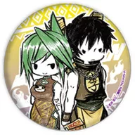 Dojun & Rihaku Ryu 「 Shaman King metal badge 03. Graph Art Design 」