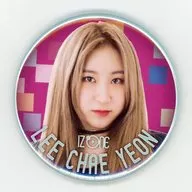 Lee Chae-young (fondo : patrón de bloque) metal badge aleatoria "IZ*ONE Japan Debut Showcase Event"