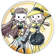 Fujimaki Yukina & Hakuseki Yona "Lala Maji Can Badge 11. Graph Art Design"