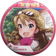 Umi Kosaka "THE IDOLM@STER MILLION LIVE! 6 thLIVE TOUR UNI-ON @ IR! Official Trading Stand metal badge Princess Stars"