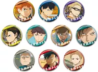 Set of 10 Kinds 「 Haikyu! Karasuno High School vs. Shiratori Sawa High School's Passion metal badge 4 」