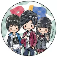 集合(3人)「鹹蛋超人R/B(Lube)手繪塗鴉風設計徽章02」