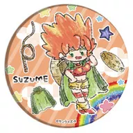 A sparrow "Mashin Eiyuuden Wataru metal badge 01. Graph Art Design"