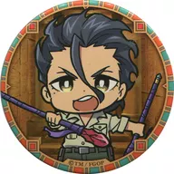 Lancer/Dilmud Odina "Fate/Grand Order× Real Escape Game Mystery Singularity II Escape from forma de pirâmide Drawn SD Illustrated Trading Can Badge"