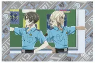 Rei NIBOSHI & Matake Akutsu "Sarazanmai Square metal badge Collection Vol. 2 Police Edition"